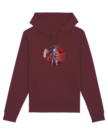 Astronaut Red Planet Burgundy