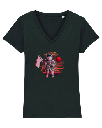 Astronaut Red Planet Black
