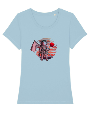 Astronaut Red Planet Sky Blue