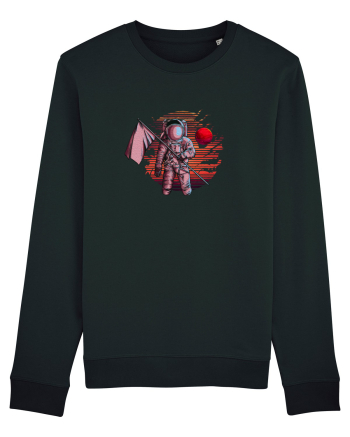 Astronaut Red Planet Black