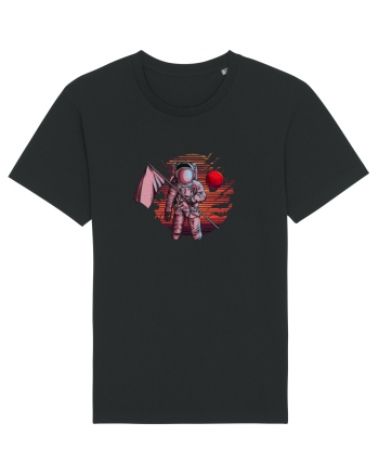 Astronaut Red Planet Black