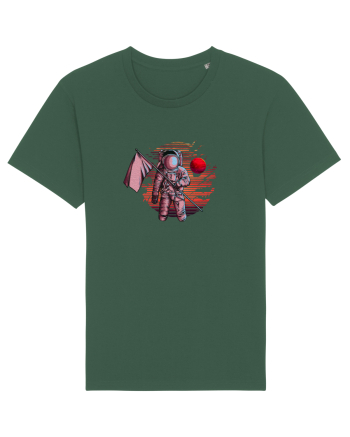 Astronaut Red Planet Bottle Green