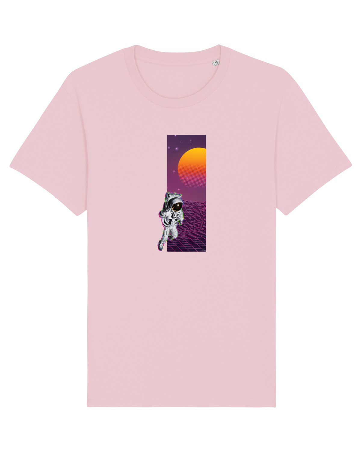 Tricou mânecă scurtă Unisex Rocker Cotton Pink