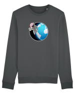 Space Tennis Bluză mânecă lungă Unisex Rise