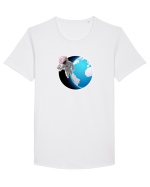 Space Tennis Tricou mânecă scurtă guler larg Bărbat Skater