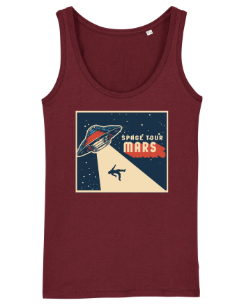 Space Tour Mars UFO Burgundy