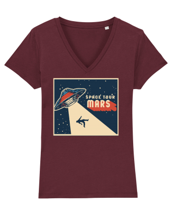 Space Tour Mars UFO Burgundy