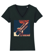 Space Tour Discovery Tricou mânecă scurtă guler V Damă Evoker