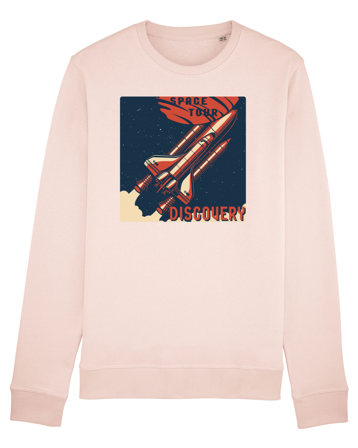 Bluză mânecă lungă Unisex Rise Candy Pink