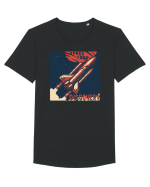 Space Tour Discovery Tricou mânecă scurtă guler larg Bărbat Skater