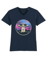 UFO Abduction Tricou mânecă scurtă guler V Bărbat Presenter