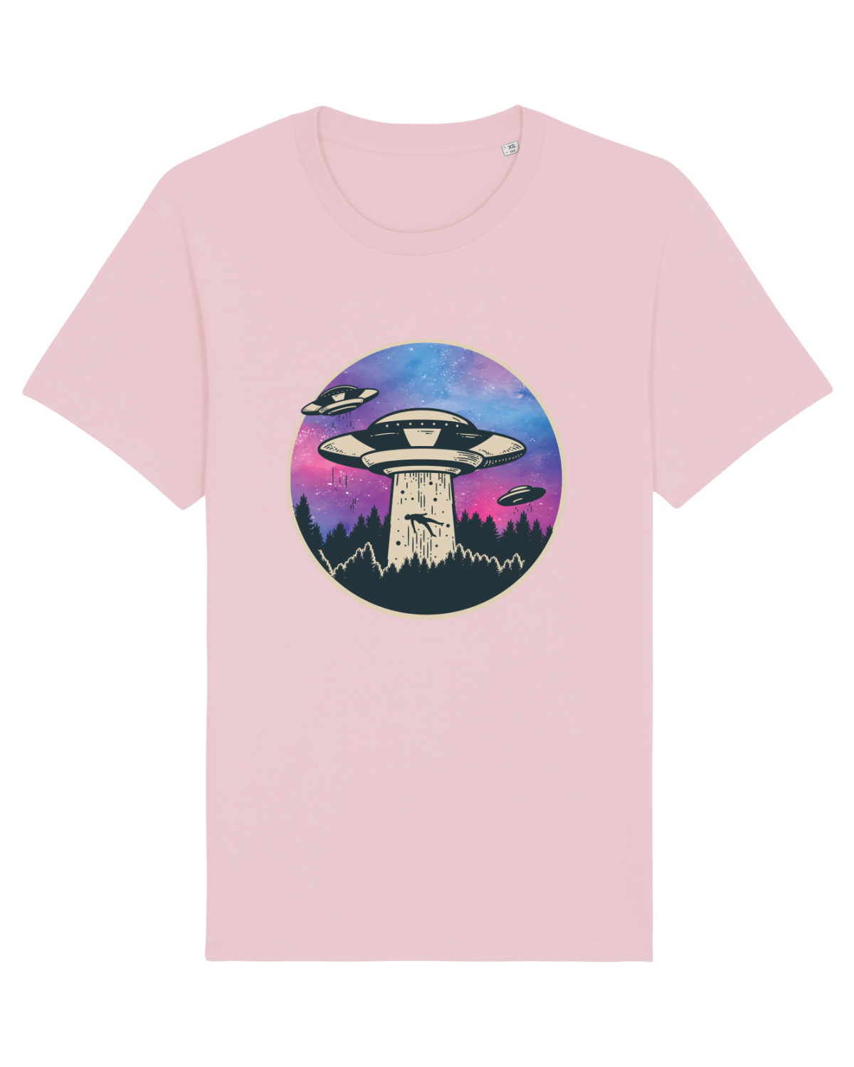 Tricou mânecă scurtă Unisex Rocker Cotton Pink