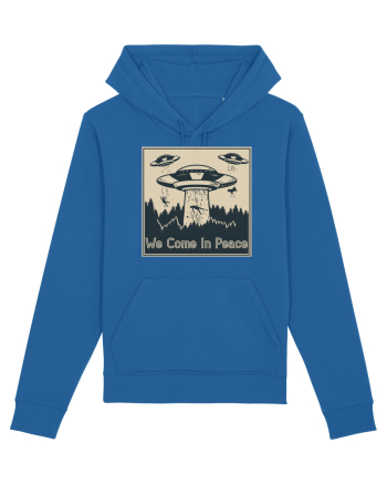 We Come In Peace Royal Blue