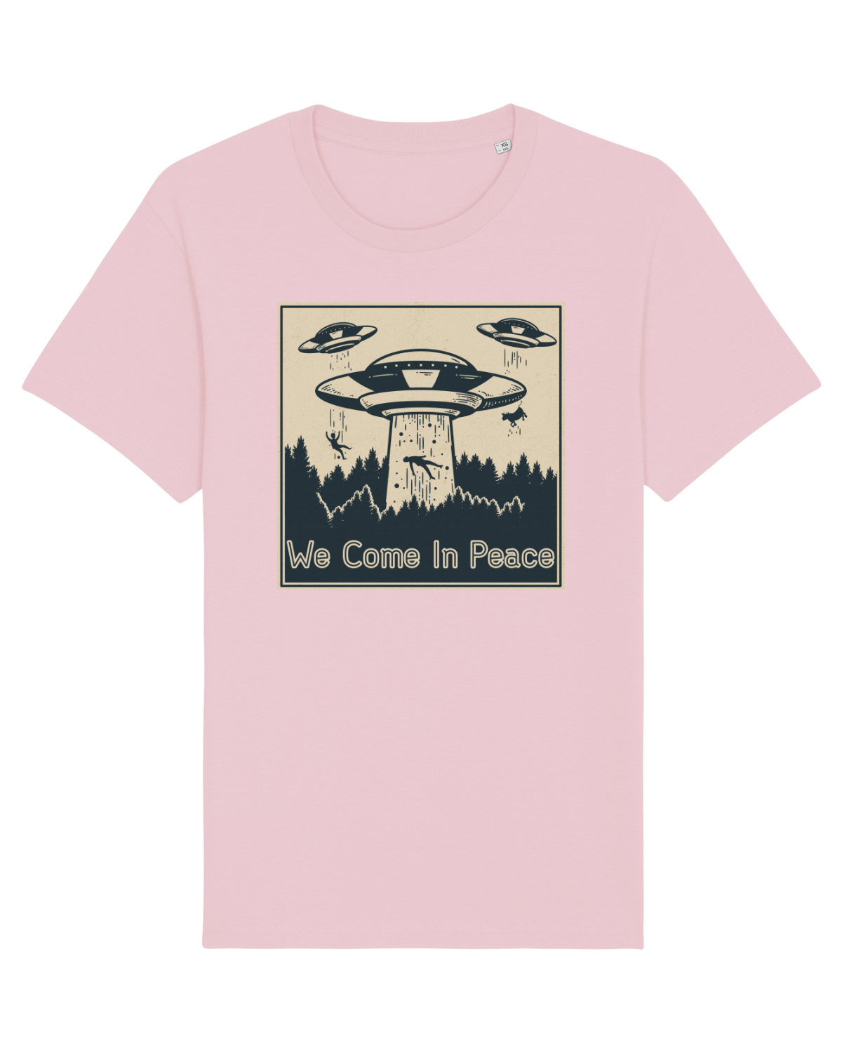 Tricou mânecă scurtă Unisex Rocker Cotton Pink