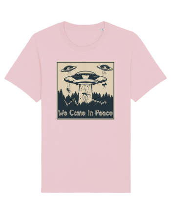 We Come In Peace Cotton Pink