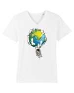 World Swing Astro Tricou mânecă scurtă guler V Bărbat Presenter
