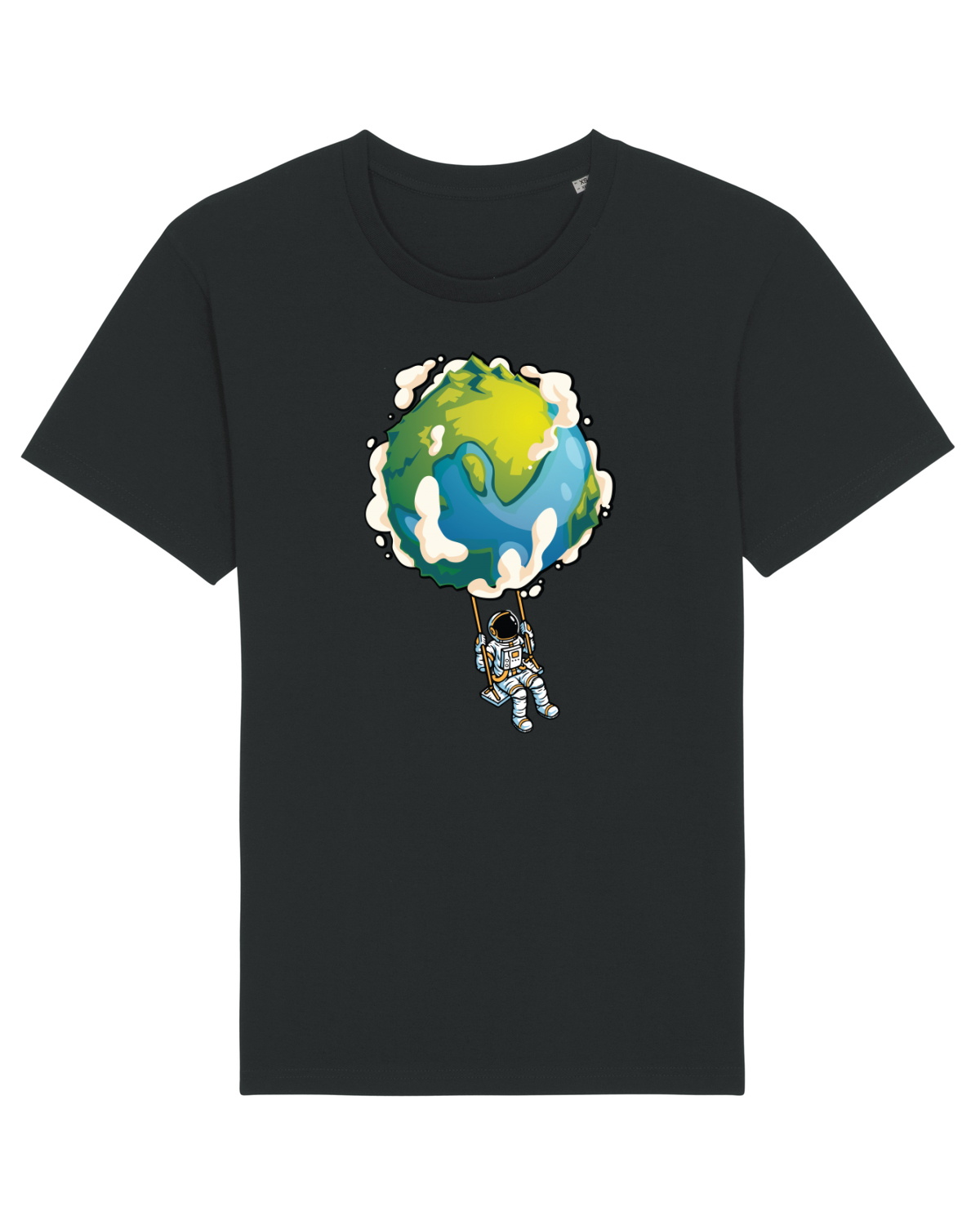 Tricou mânecă scurtă Unisex Rocker Black