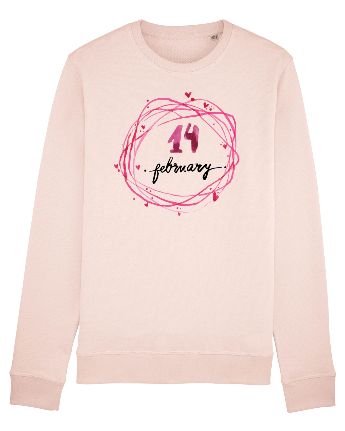 Bluză mânecă lungă Unisex Rise Candy Pink