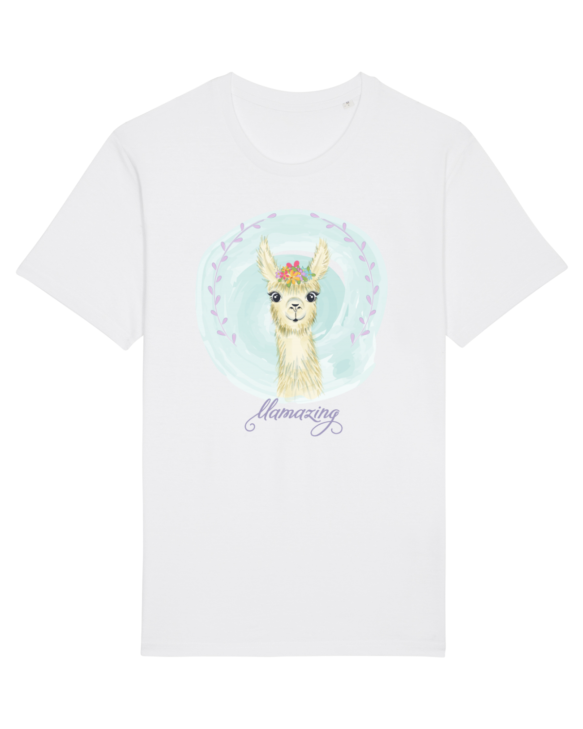 Tricou mânecă scurtă Unisex Rocker White