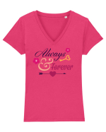 Always Forever Tricou mânecă scurtă guler V Damă Evoker
