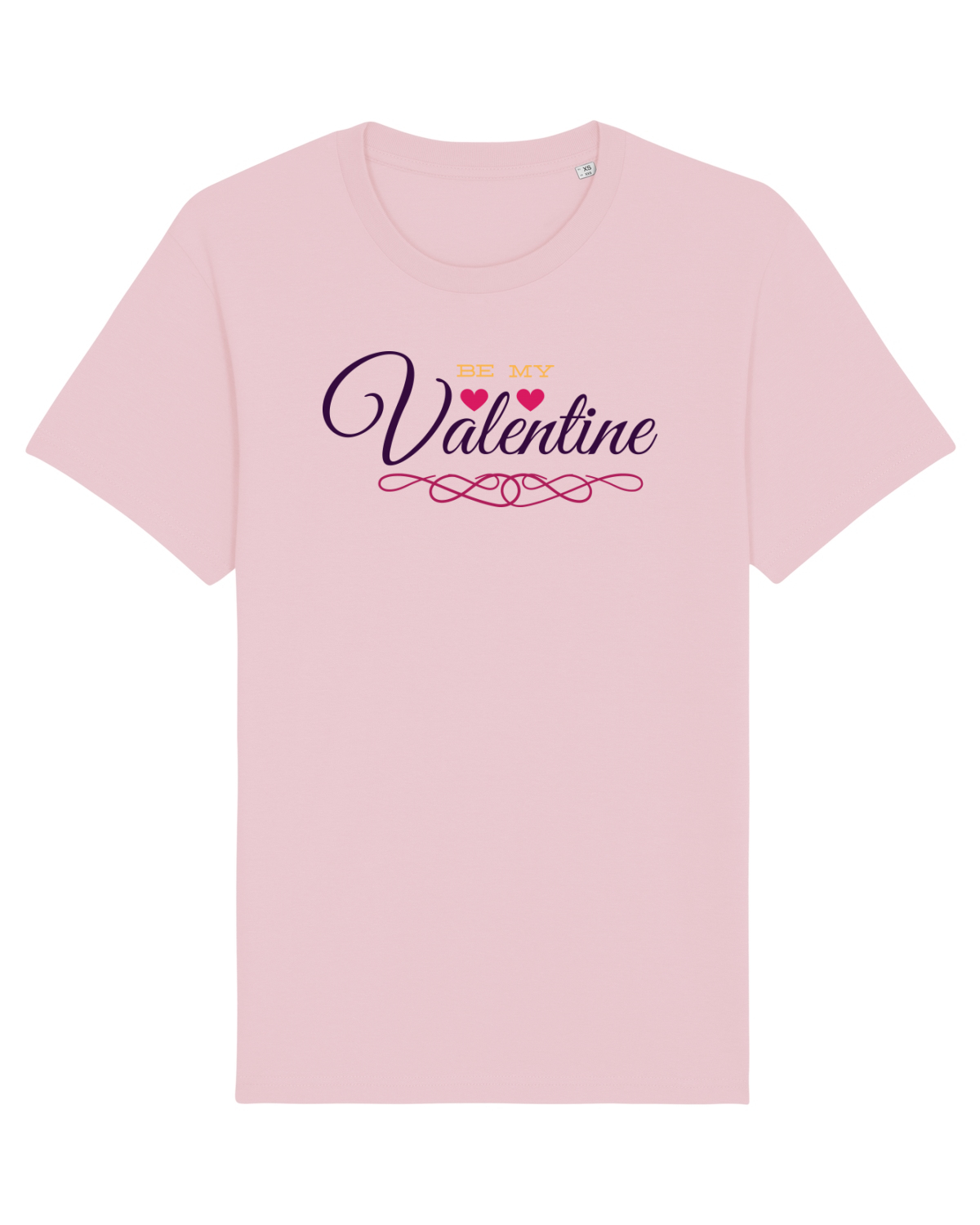 Tricou mânecă scurtă Unisex Rocker Cotton Pink