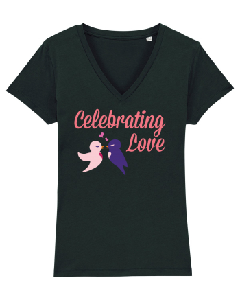 Celebrating Love Birds Black