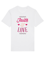 Faith and Love Tricou mânecă scurtă Unisex Rocker