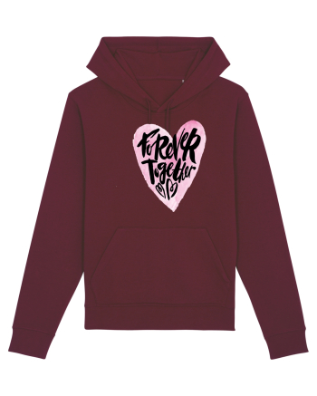Forever Together Heart Burgundy