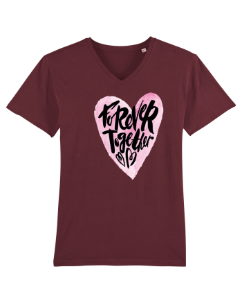 Forever Together Heart Burgundy