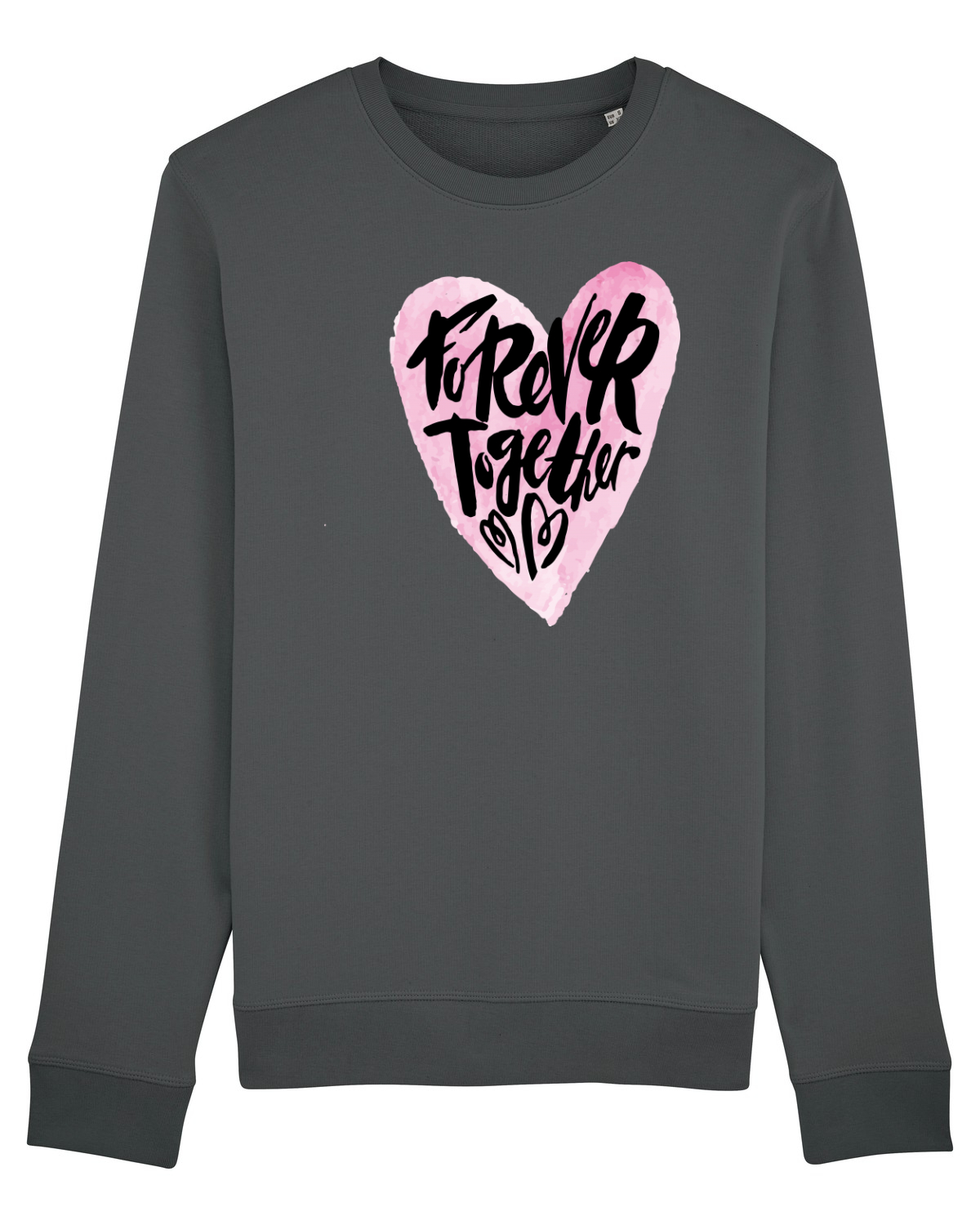 Bluză mânecă lungă Unisex Rise Anthracite
