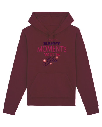 Happy Moments with you Burgundy