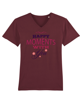 Happy Moments with you Burgundy