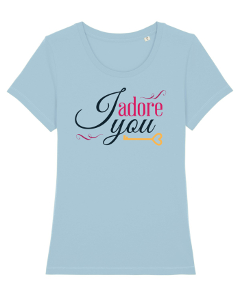 I adore you Sky Blue