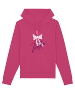 I love you Pink Hanorac Unisex Drummer