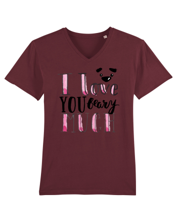 I love you Beary Much Burgundy