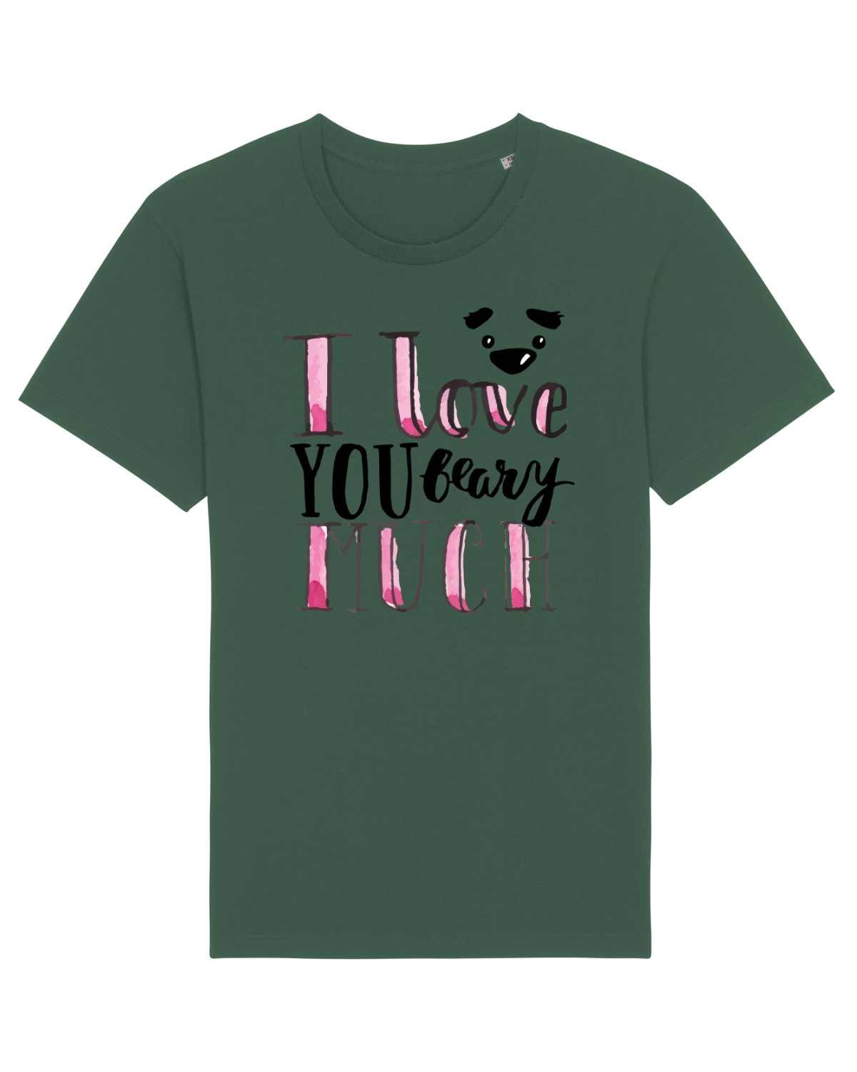 Tricou mânecă scurtă Unisex Rocker Bottle Green