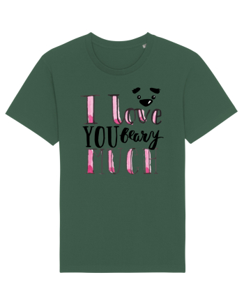 I love you Beary Much Bottle Green