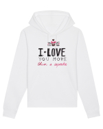 I love you more Hanorac Unisex Drummer