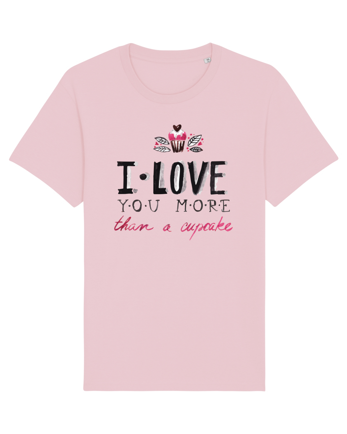 Tricou mânecă scurtă Unisex Rocker Cotton Pink