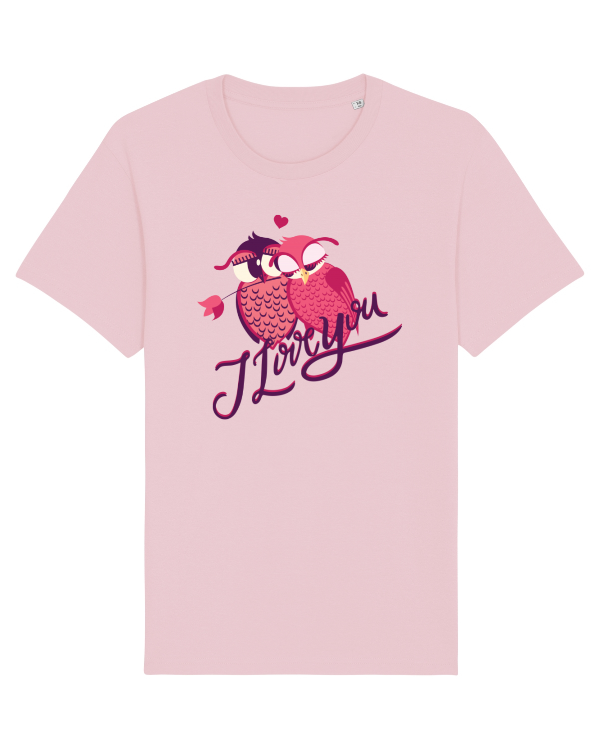 Tricou mânecă scurtă Unisex Rocker Cotton Pink