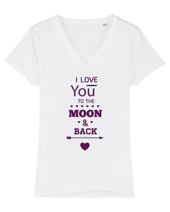 I love you to the moon and back White