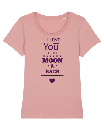 I love you to the moon and back Canyon Pink