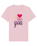 I love you Heart Tricou mânecă scurtă Unisex Rocker