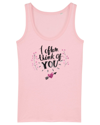 I often think of you Cotton Pink