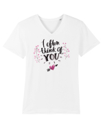 I often think of you Tricou mânecă scurtă guler V Bărbat Presenter