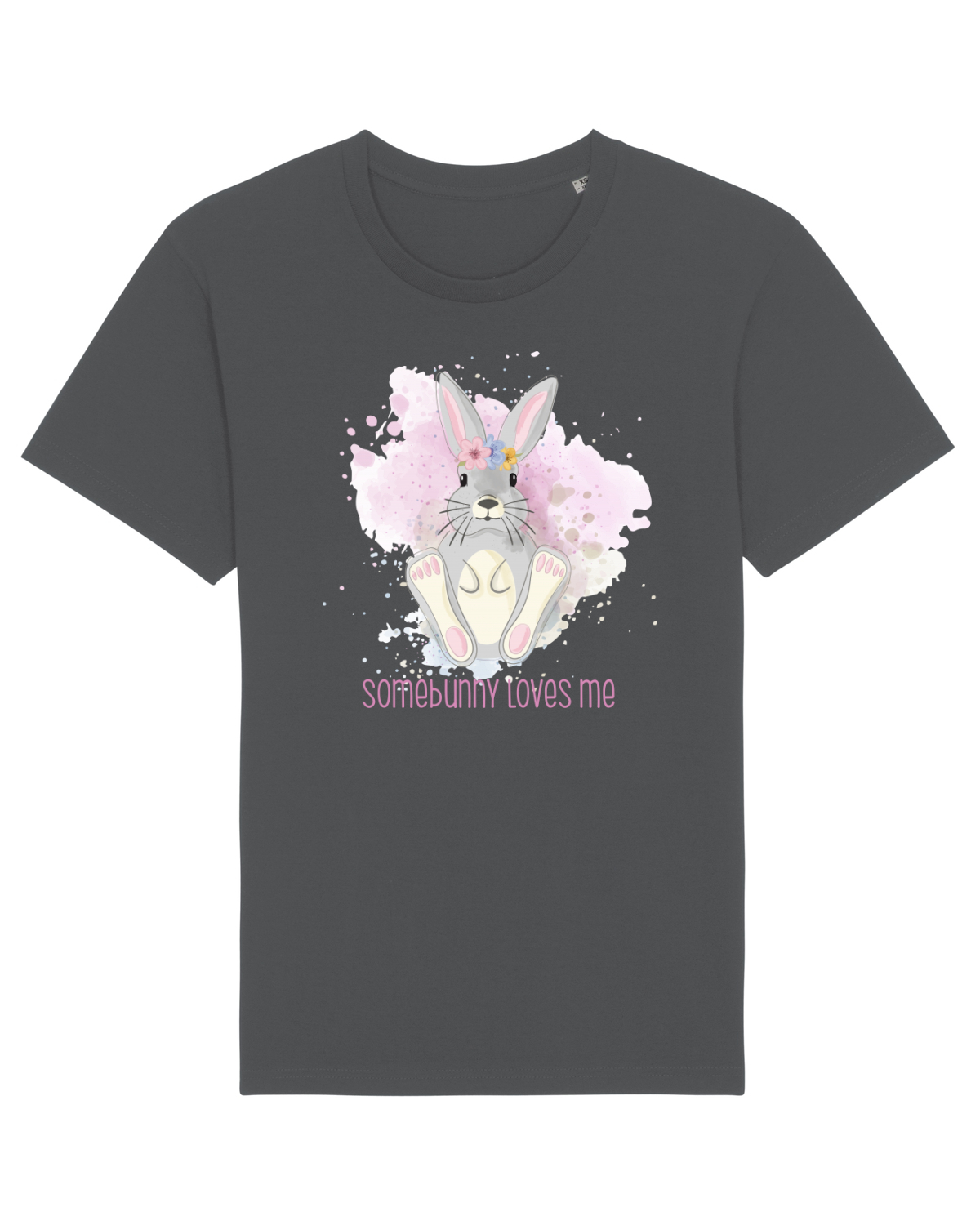 Tricou mânecă scurtă Unisex Rocker Anthracite