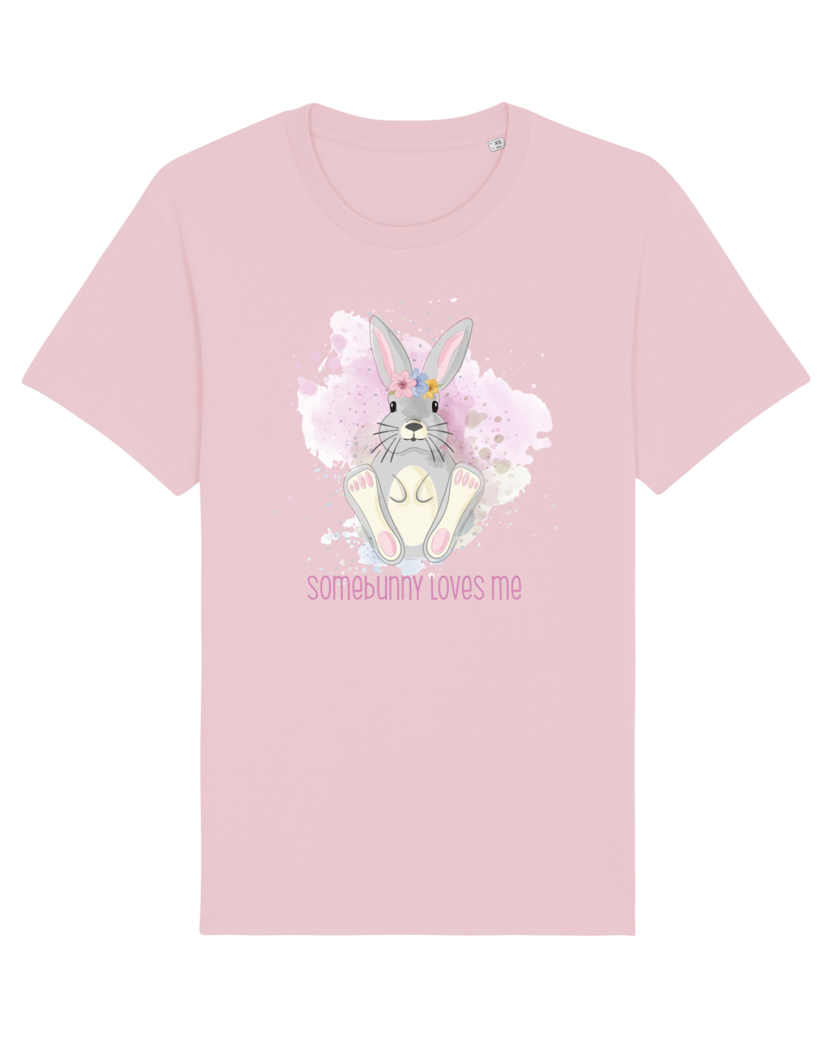 Tricou mânecă scurtă Unisex Rocker Cotton Pink
