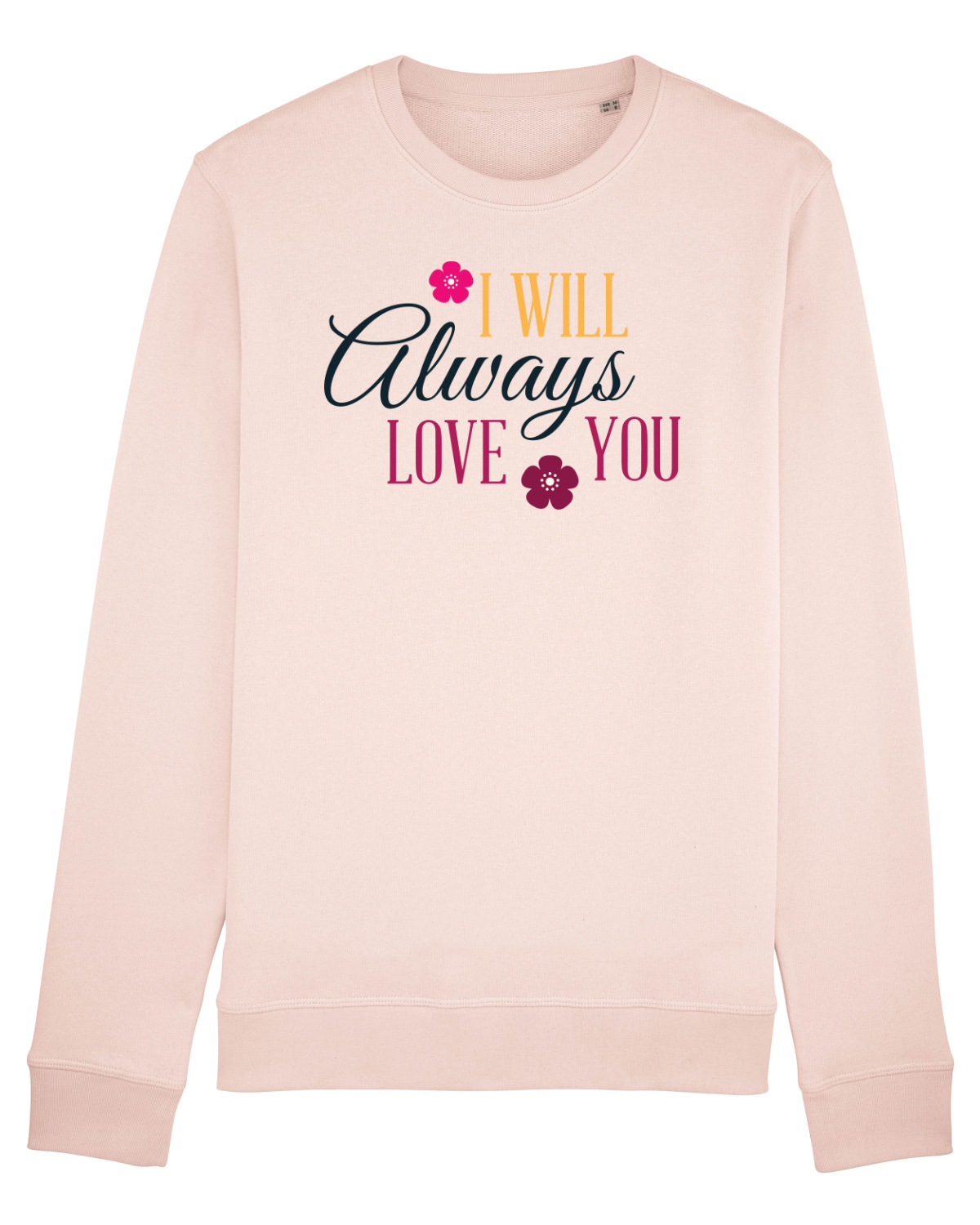 Bluză mânecă lungă Unisex Rise Candy Pink