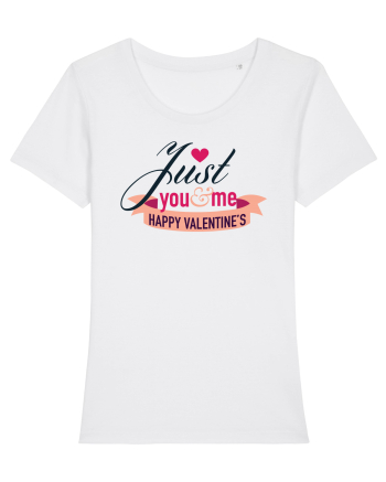 Just you and Me on Valentines White