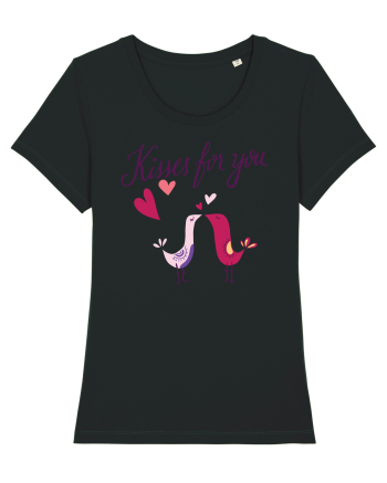 Kisses for you Birds Black